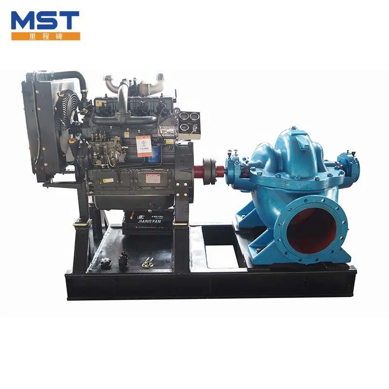 large discharge  heavy duty sea water  pump desalination double suction pump