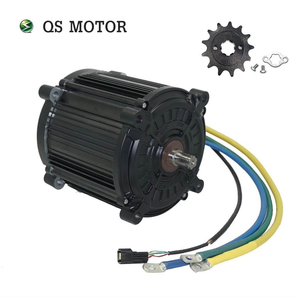 Новое поступление колесном QS180 90H 8000W 72V 110KPH Mid Мотор привода для бездорожья внедорожных мотоцикл с электроприводом