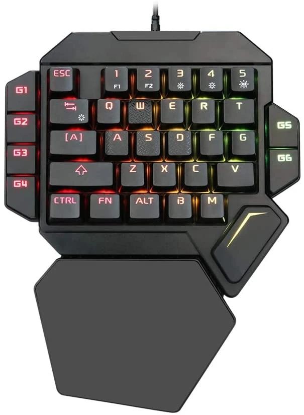  GX350-FM-RGB департамент министерства обороны является полностью механической одной рукой игровая клавиатура цветная (RGB) светодиодная