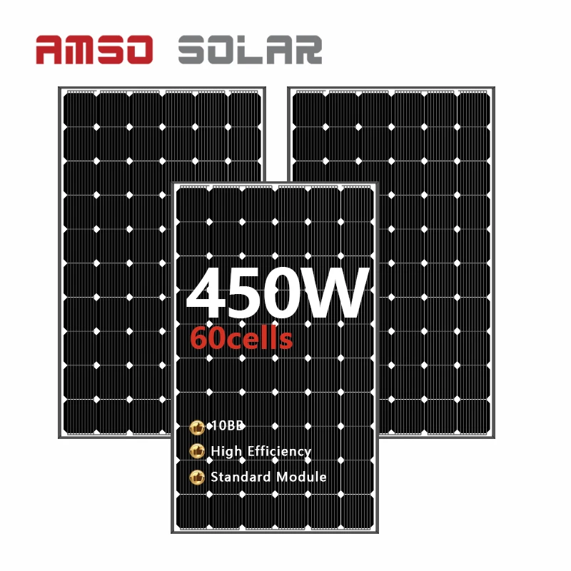 Europe Solar Panels customized 9bb 10bb 450w 400w 395w 390w 385w 380w Solar Panel Home System