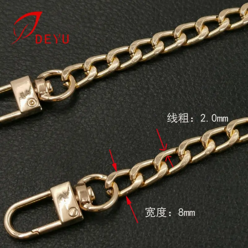 2.0mm thickness NK chain High quality metal bag chain for bagsbag chain strap