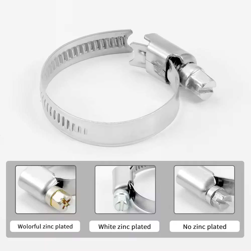 W4 W5 German type hose clamp stainless steel adjustable cable gear clamp