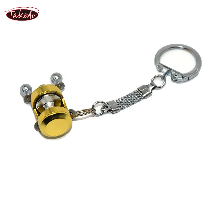 TAKEDO ST02 HOT SEAL FULL Metal MINI Fishing Reel Keychain Car Keychain For Car Accessories  Fishing Reel Shape Keychain