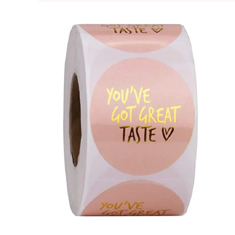 Дешевая индивидуальная печать круглый клей спасибо этикетка наклейка для поддержки моего малого бизнеса