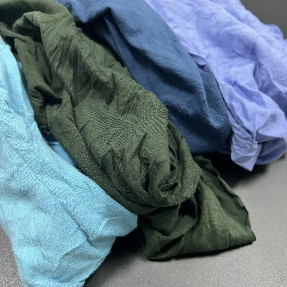 Textile Waste Mixed Sell Cotton Rags Cutting Used  Cotton Dark Clean Rag Cleaning Machine Rags