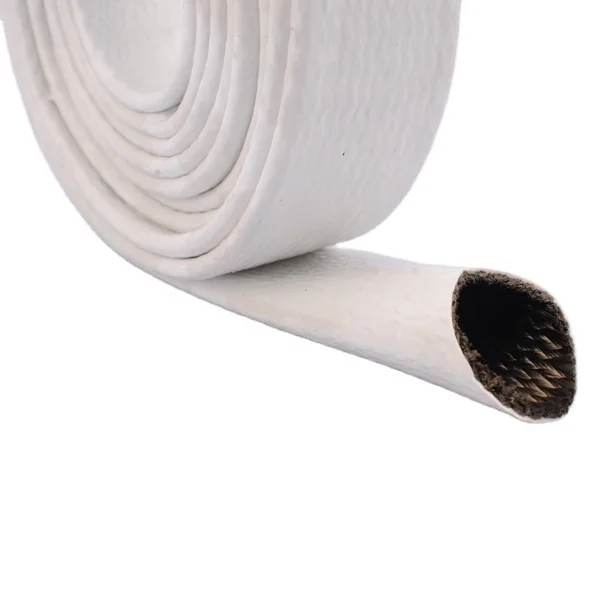 high quality silicone fiberglass braid ID4mm-150mm heat insulation tubing