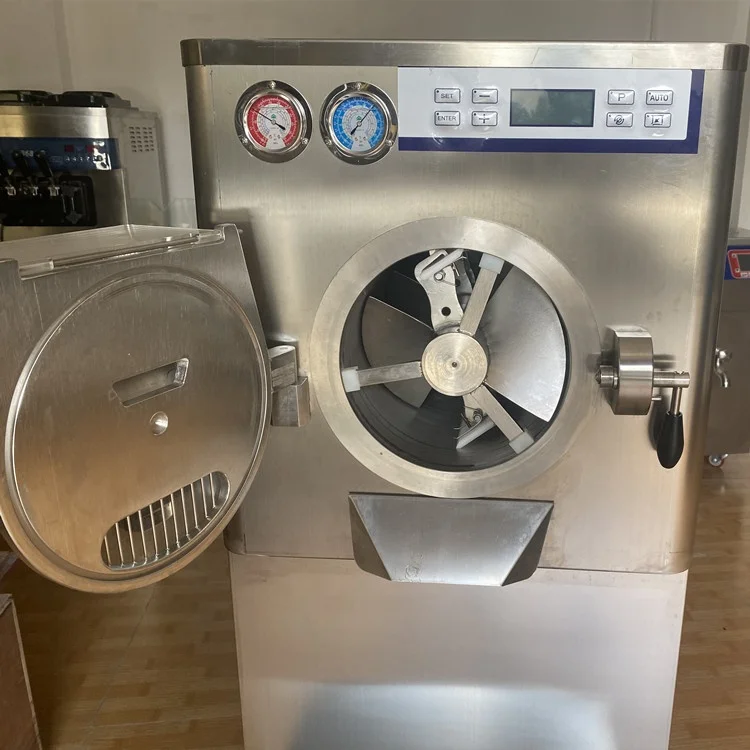Hard Machine China In Maker Gelato Buy Big Capacity Industrial Thailand Blast Made 100L Continuous Ice Cream Freezer