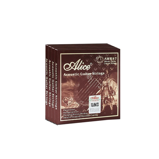 Alice acoustic  Guitar Strings Guitar Accessory For acoustic Guitar  concert   (AWR47)