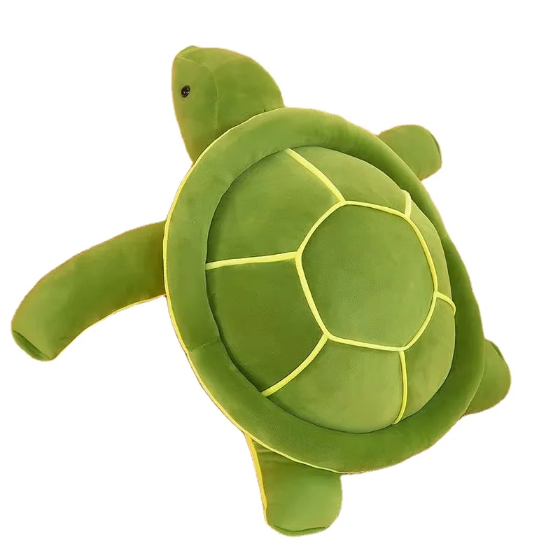 Custom Stuffed Animals Green Sea Turtle Plush Toys Giant Turtle Plush Pillow
