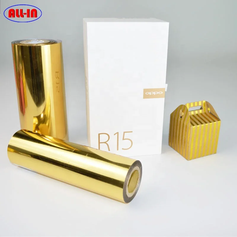 Gold Hot Stamping Foil Toner Reactive Swapp Laminating Paper Foil Sheet