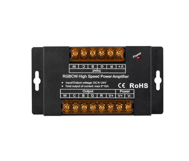 ESann 5050 SMD COB Светодиодная лента Многоканальная DC5-24V 10А высокоскоростная мощность RGBCCT RGB RGBW усилитель