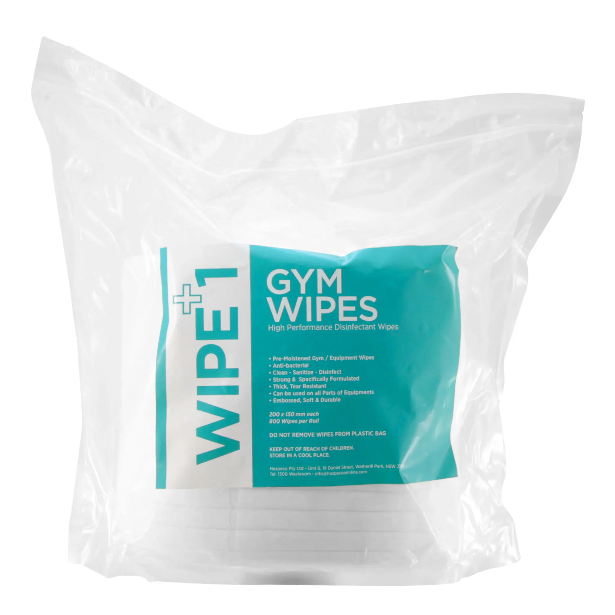 Gym portable disinfectant adult wet wipes dispenser individually wrapped wet wipes anti-bacterial gym wipes