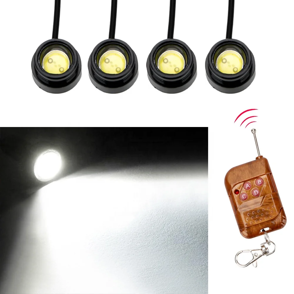 Новый 23 мм стробоскоп орлиный глаз RC для автомобиля поворотные сигналы дневные ходовые огни Орлиный led