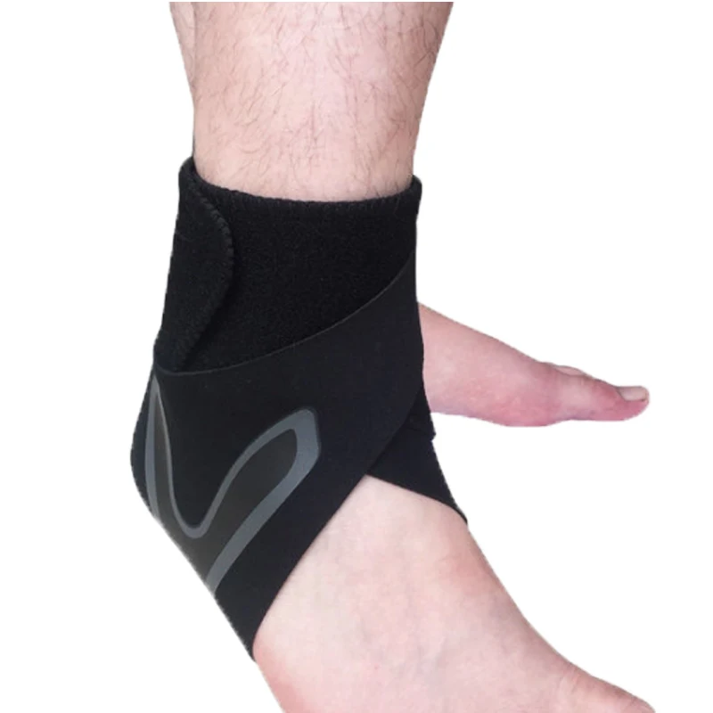 sprain neoprene brace compression foot strap gym hot and cold  wrap ankle support