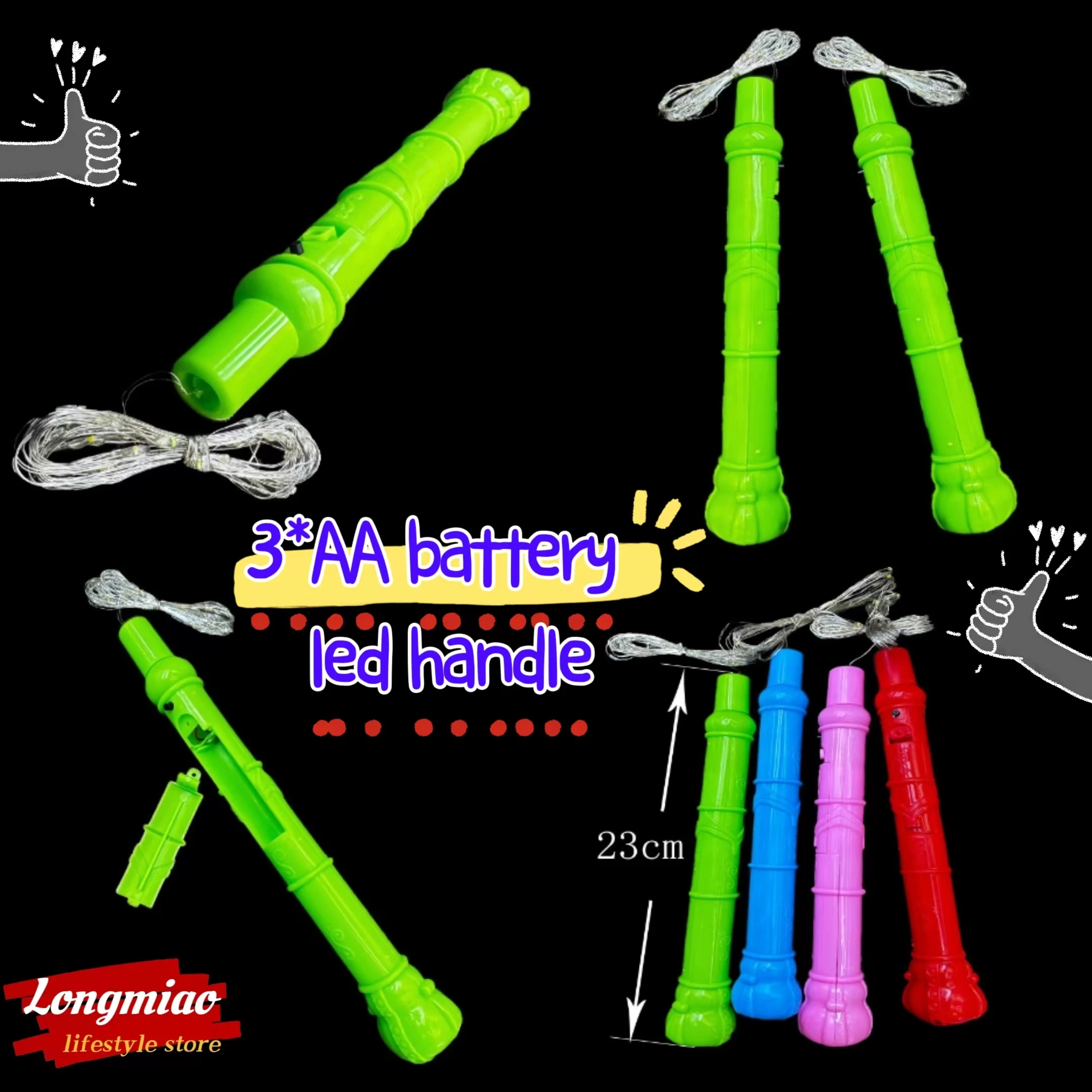 Wholesale Hot 3M 3Mold Control Glowing Bobo Balloon Fairy Light Led Handle Light for Home Wedding Birthday Party Decorations