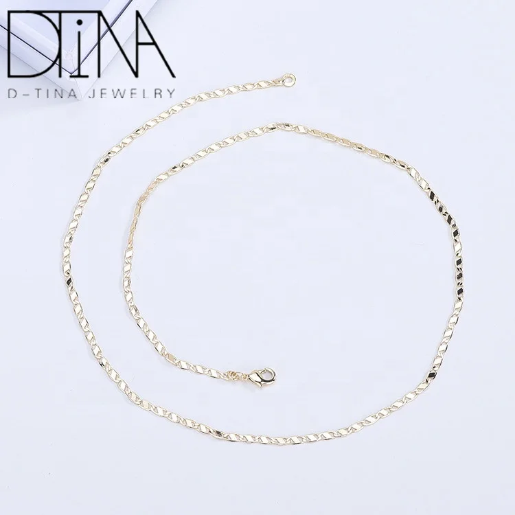 Fashion jewelry inclined irregular design chain