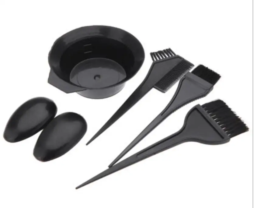 Disposable Hair Dye Set with Hair Tint Brushes and Hair Dye Mixing Bowl