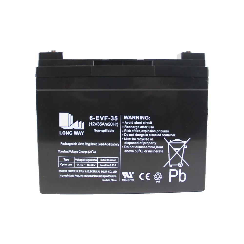 Low Self-discharge Maintenance Free 12V33Ah 6-EVF-33 Electric Power Wheelchair Mobility Scooter Lead acid Gel Batteries