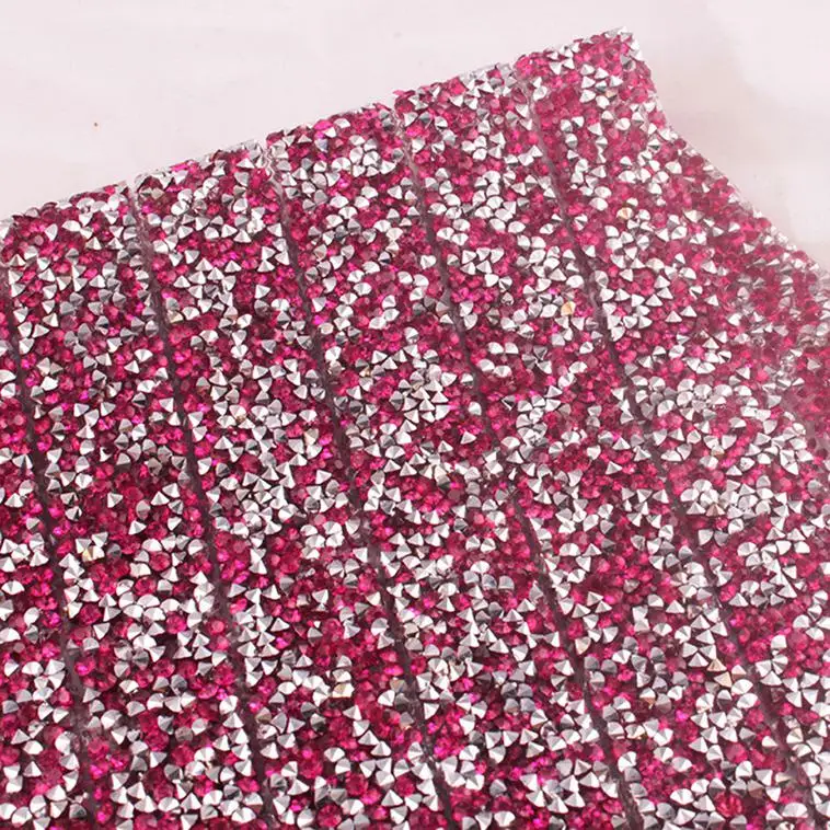 YALI strass nail 500 Gross Hotfix Rhinestone Design Template Transparent Flat Back Kit Low Price Trim Cvd Lab Diamonds Wholesale