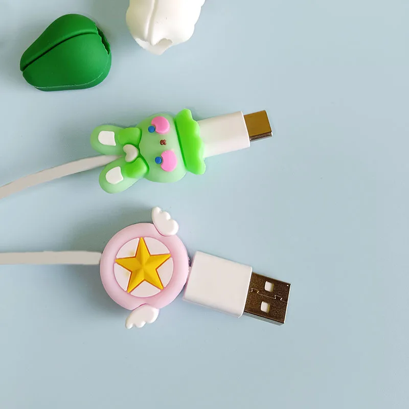 Трендовые приспособления 2023 защита кабеля для USB-кабеля зарядного устройства шнур зарядки милая