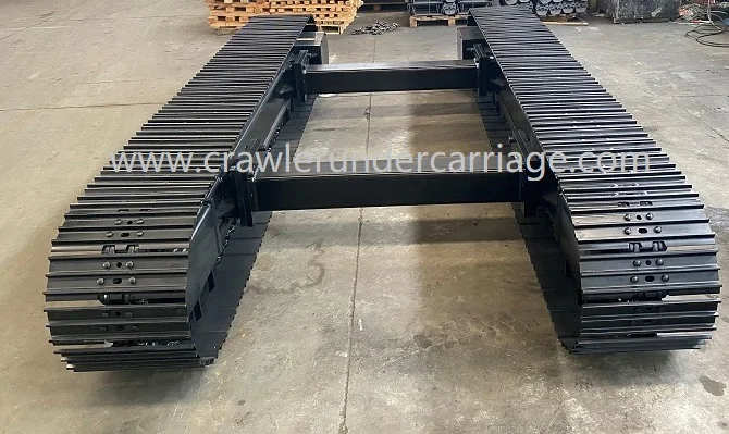 Yijiang Solutions Heavy Equipment Drilling Crane Mobile Crusher New Rubber Steel Track Undercarriage Engine Manufactured China