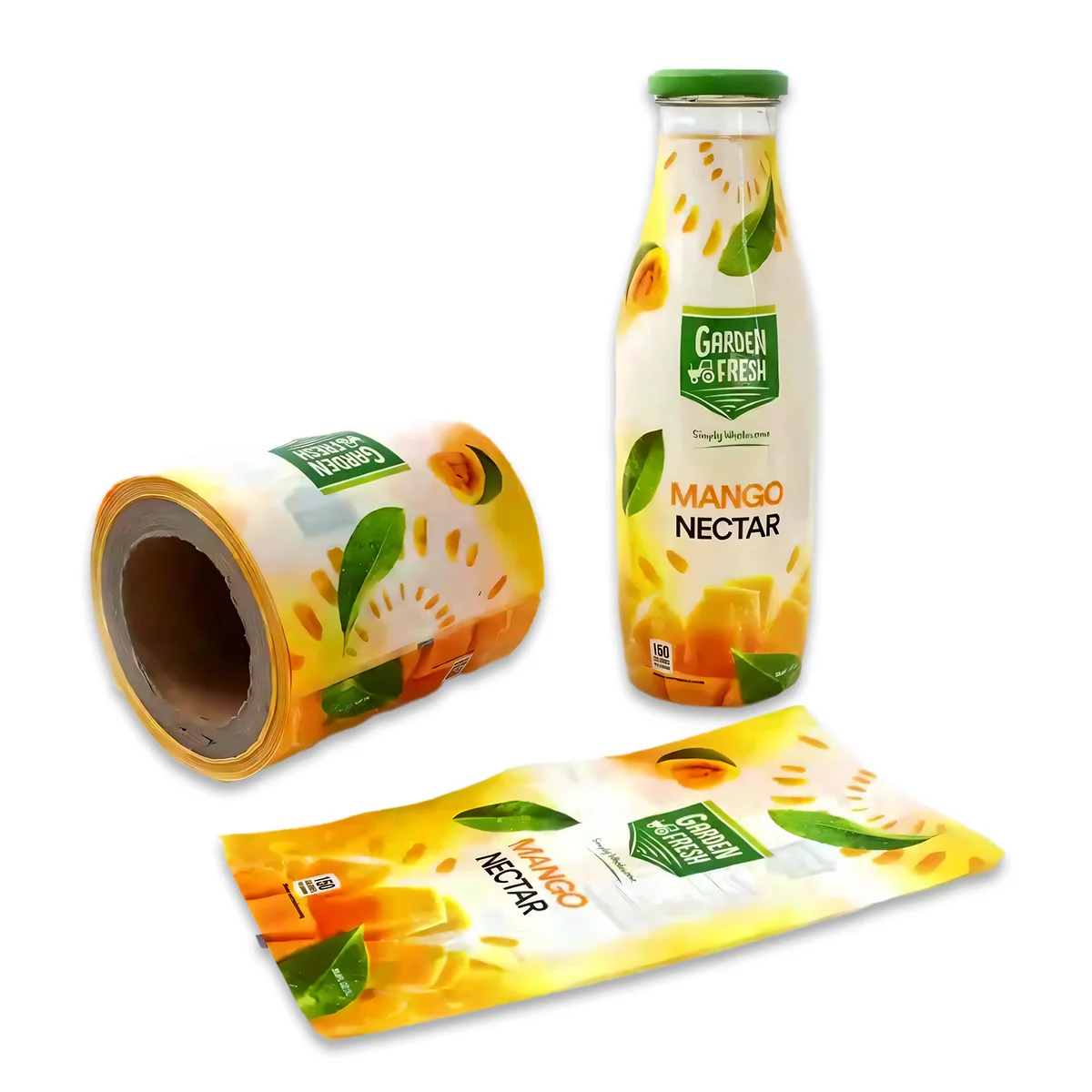 Plastic PVC Heat Shrink Film Sleeves Label Printing Custom Design Shrink Sleeves For PET Bottle