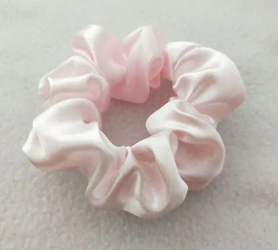Scrunchies Ties Bulk Satin Women Elastic Wholesale Cheap Fabric Ponytail Hair Scrunchies