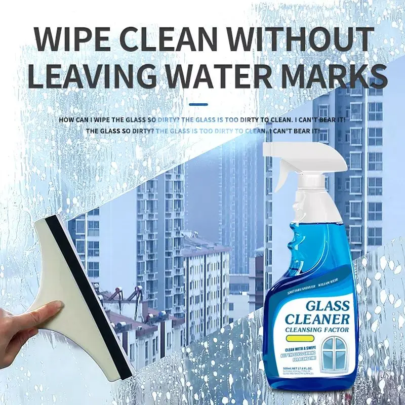household car with sprayway glass cleaner strong decontamination glass window cleaner