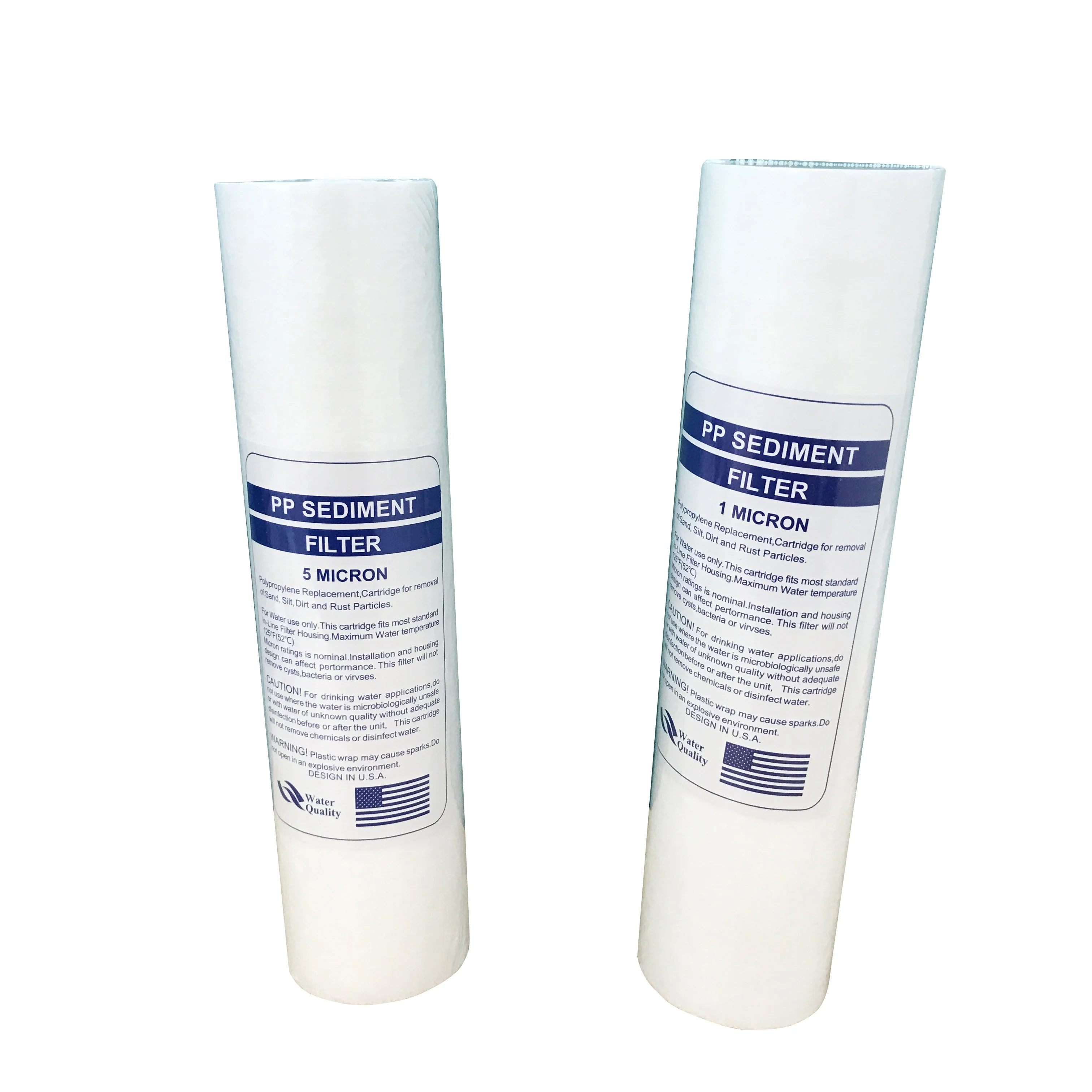 20 inch 5  micron PP filter cartridge sediment filter cartridge for household  reserve osmosis water treatment