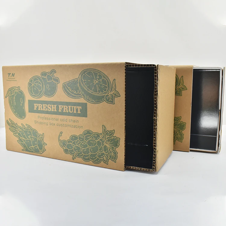 insulated food packaging boxes Custom-made Frozen Food Packaging Express Carton Ice Bag Insulated Food Packaging