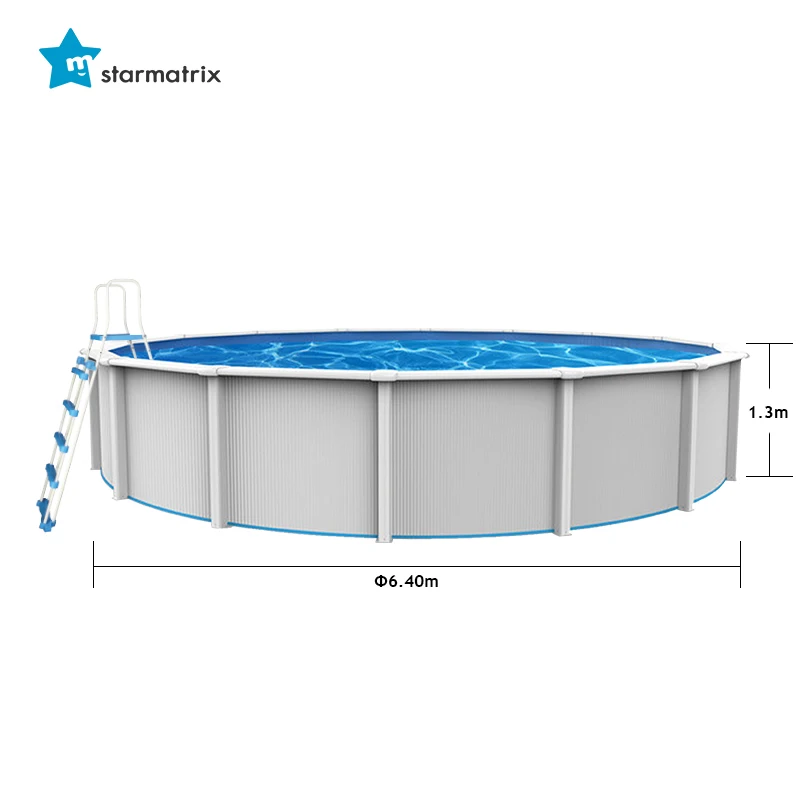 STARMATRIX PSP6413B/BW piscine fuori terra tonda плавательный бассейн стальной piscina надземные бассейны 14-16 футов