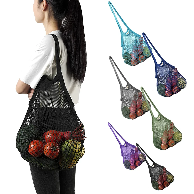 Вязаная крючком французская Сетчатая Сумка