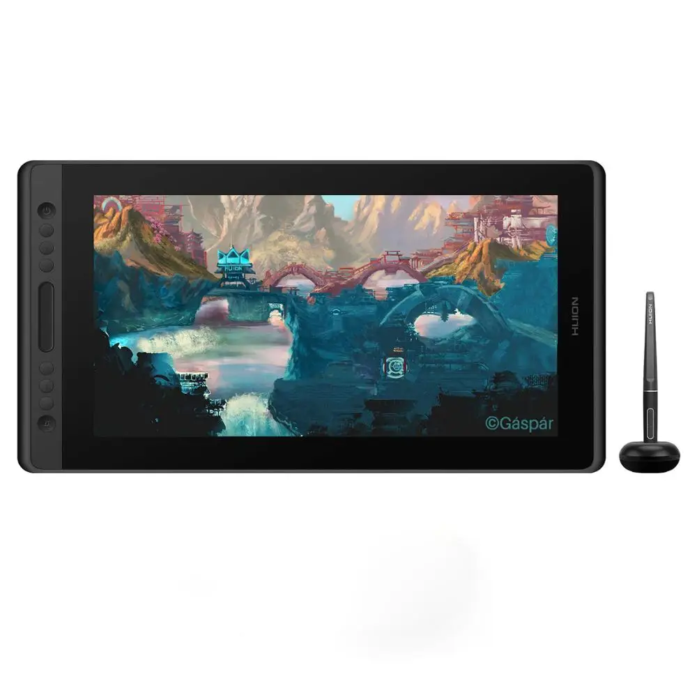 16inch portable HUION KAMVAS pro16 premium 150% RGB 6 keys LCD graphic design tablet monitor (62282589622)