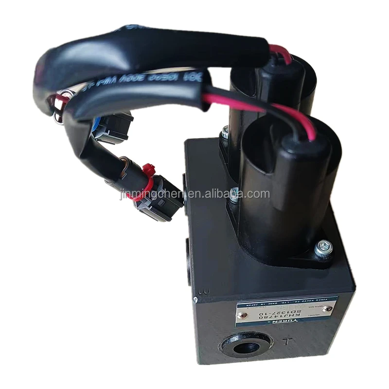 Original Excavator Solenoid Valve KHJ14780 For SH130-5 SH210-5 SH350-5 SH470-5 LBX210X2 LBX350X2