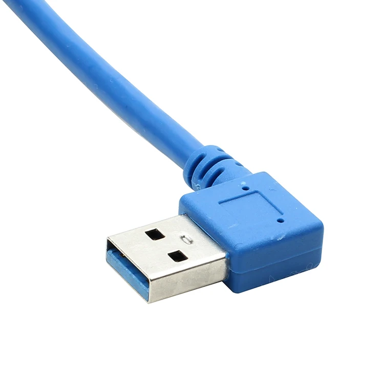 USB 3.0 Extension Cable USB3.0 A Male to Female 90 Degree Left & Right & Up &Down Angled Extender Black 20cm