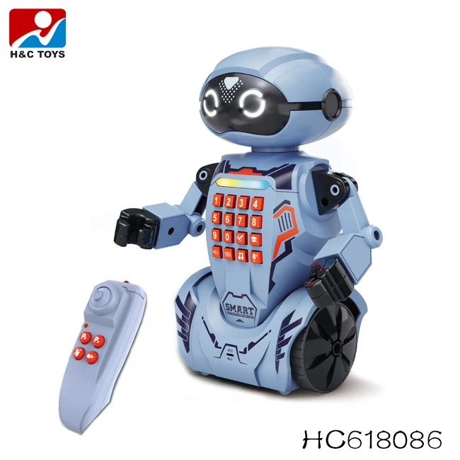 Infrared remote control small robot with music and light electric rotation swing robot rc cars