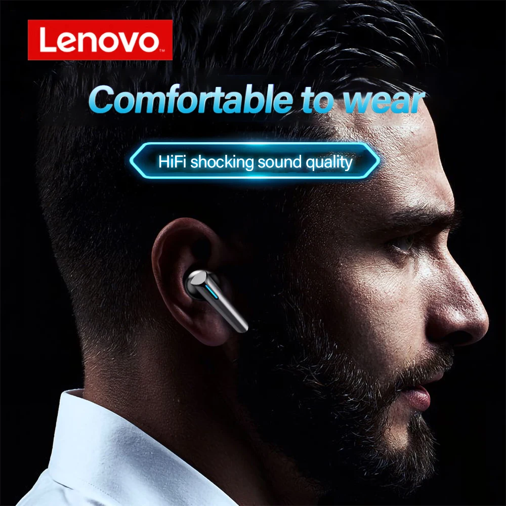Wholesale Lenovo original XG02 bt5.0 tws wireless type-c hand free high quality blue tooth earbuds earphones
