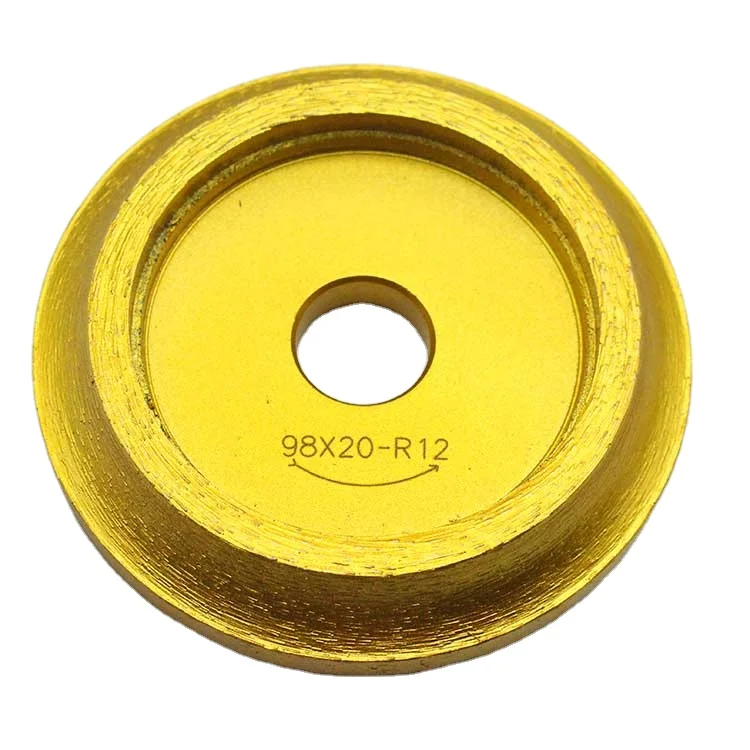 Bullnose ceramic tile diamond profiling wheel