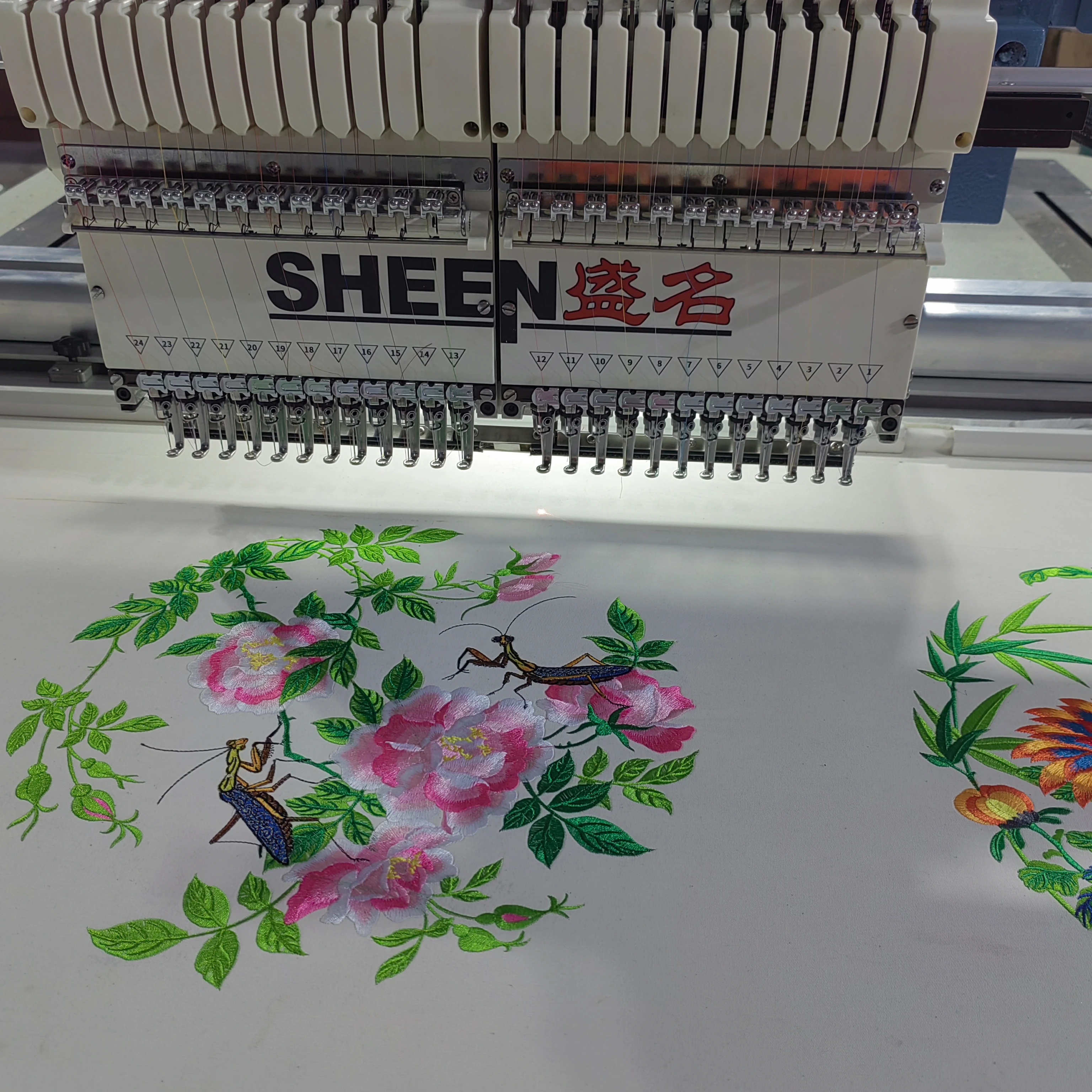 Single Head Computerized Embroidery Machine multi color 24 needles Dahao A15  1200*500mm area