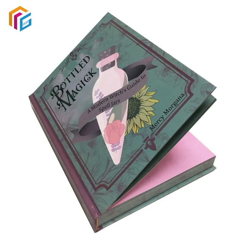 Custom Designed Print Case Bound Books Journal Full Color Cheap Custom Hardcover Book Printing