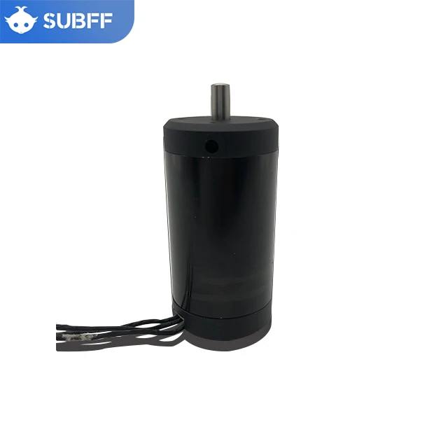 SUBFF underwater Dc Brushless  Propeller Motor Permanent Magnet Black Strong Power 24 Volt waterproof  Motor for 14KG thruster
