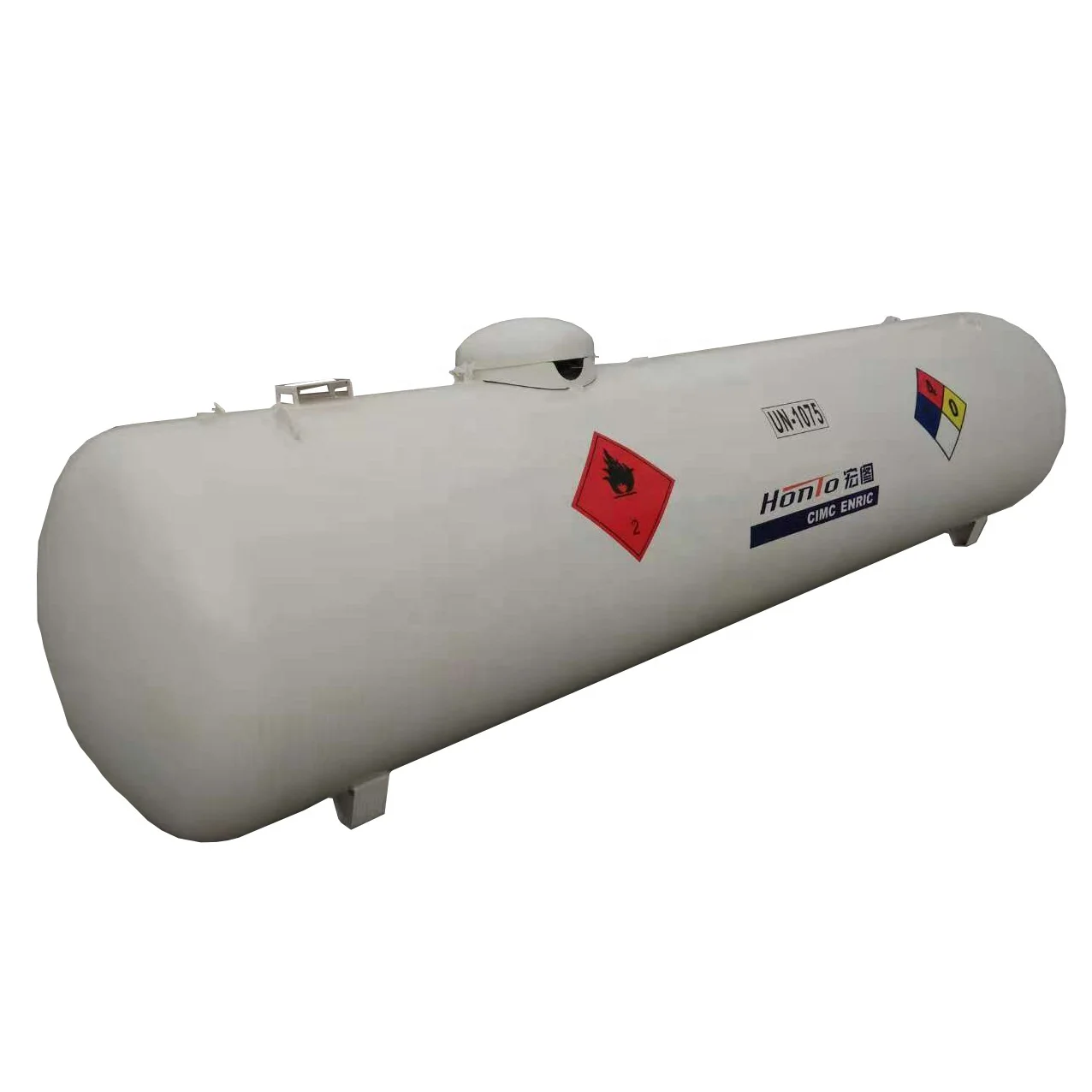 265 Gallon LPG Domestic Tank 1000 Liters Household Use LPG Gas Tank