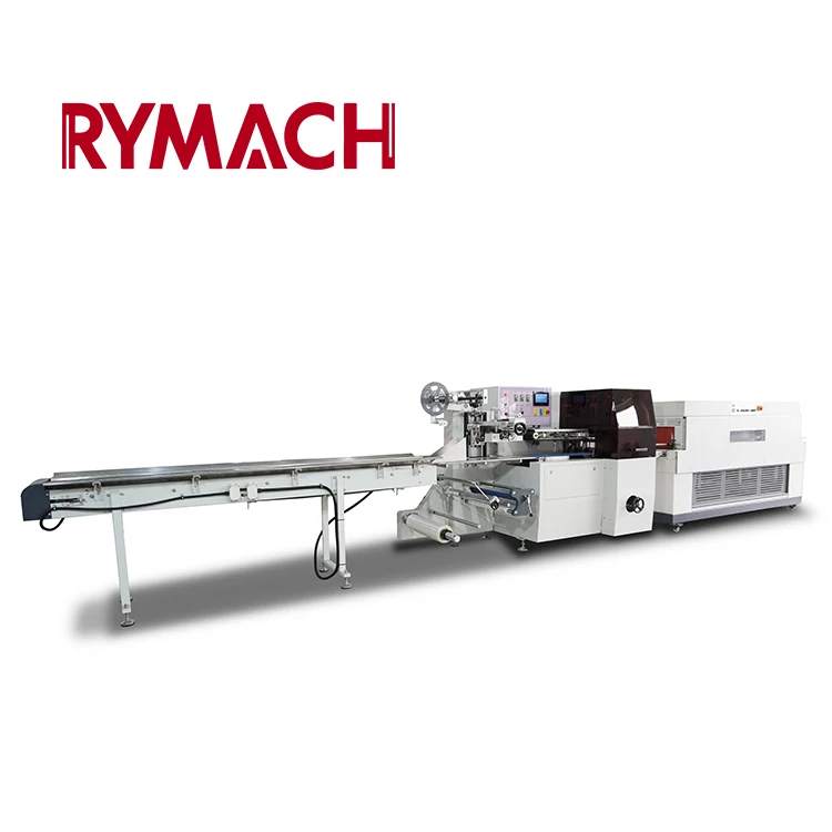 Automatic High Speed Flow Packing Machine Hot Shrink POF Film Instant Noodle Cup Shrink Wrapping Machine
