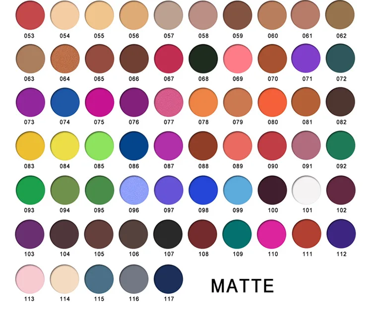 Private label vegan makeup eyeshadow DIY free combination colors cosmetics eye shadow palette