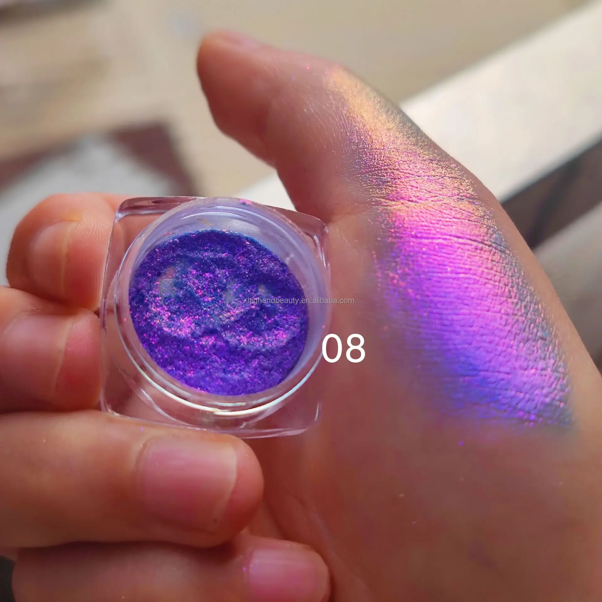 No Logo Mica Pigment Powder Color Shifting Chameleon Eyeshadow Powder