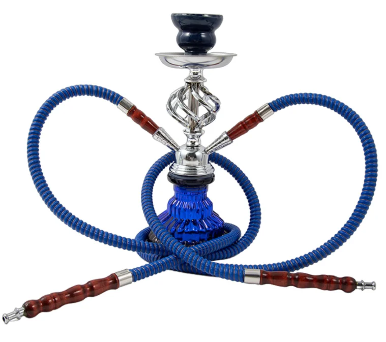 Cheap Glass Nargile Hookah chicha Shisha with Ceramic Bowl and 2 Hose acrylic hookah