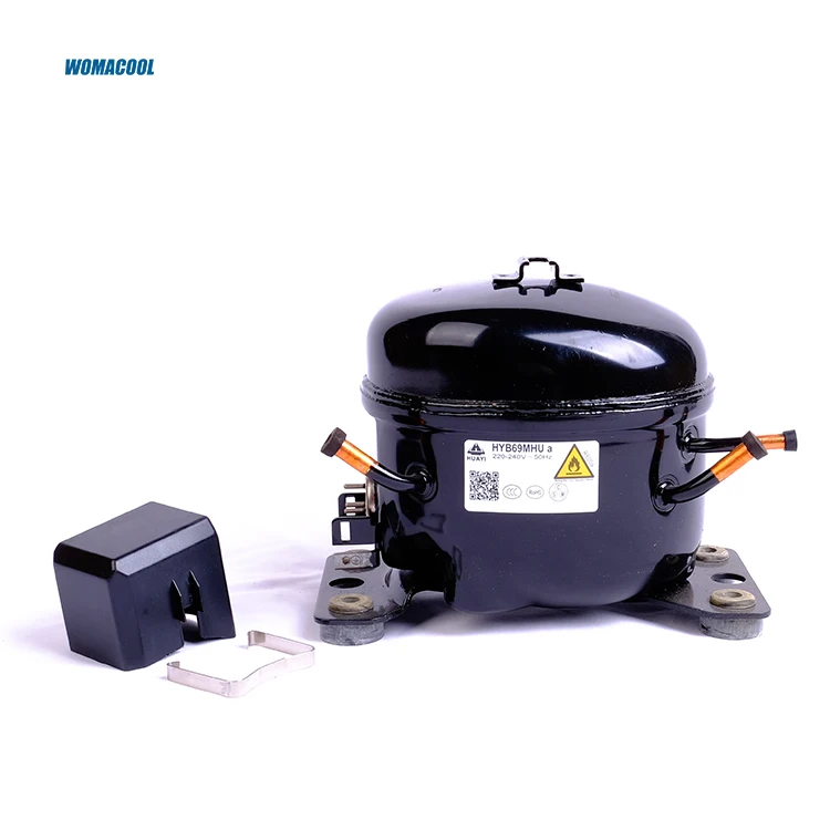 
HYB69MHU a HUAYI R600A Refrigerator compressor 1/5hp 120W 220-240V 50HZ 