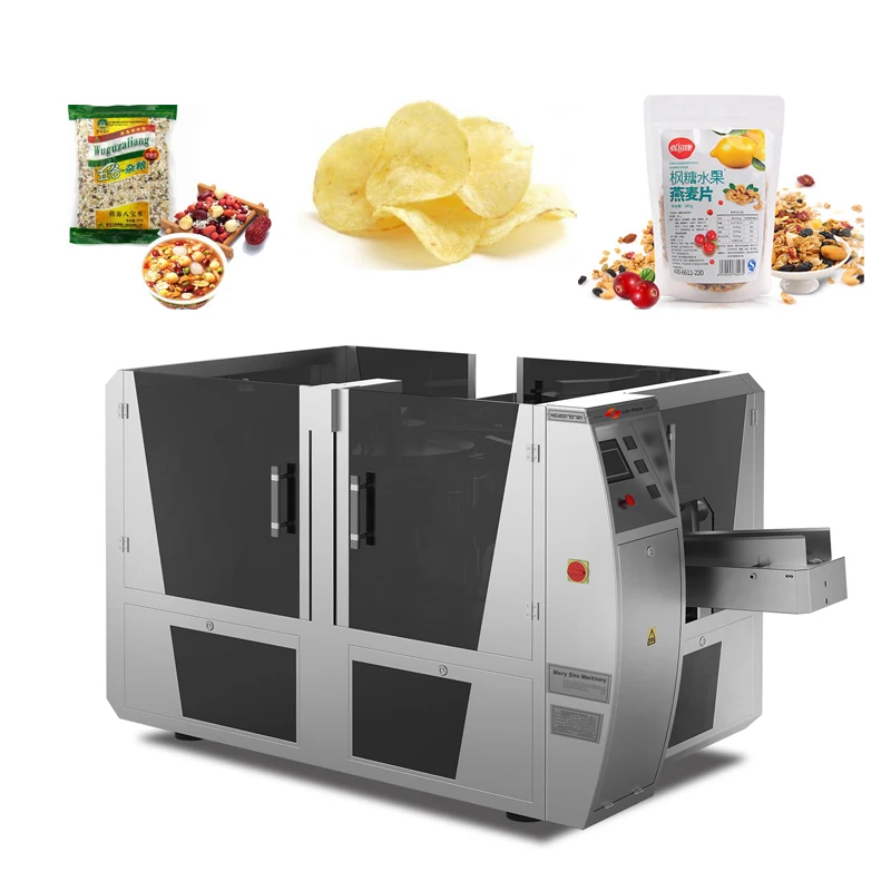 Automatic Premade Stand Up BagChicken Beef Meat Flat  Potato Frozen French Fries Packing Machine