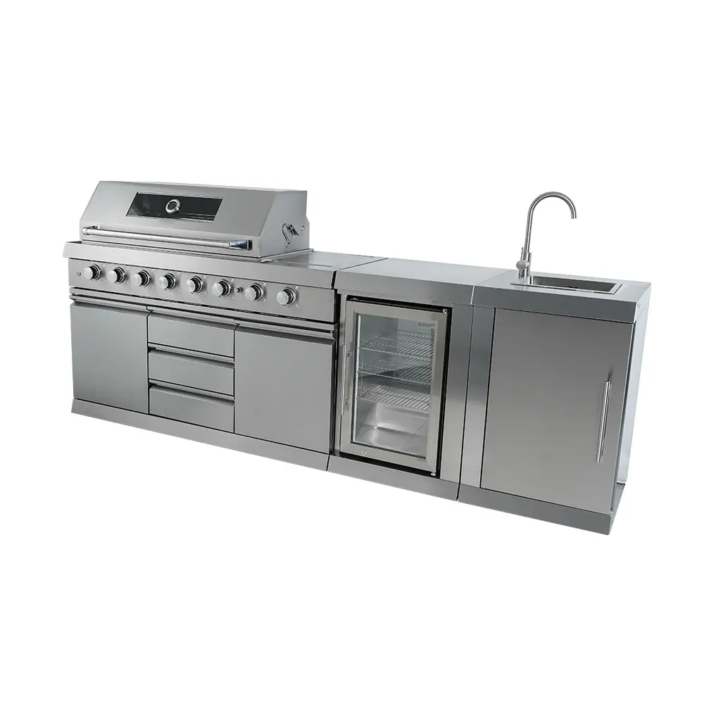 Hyxion kitchen and Outdoor garden courtyard Kitchen cabinet Fmily cooking Set