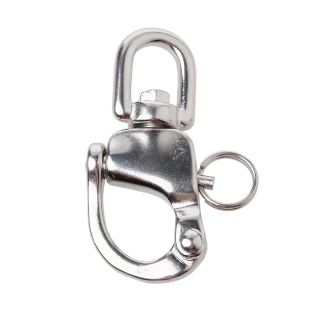 high quality grade 316 stainless steel snap shackles for paracord bracelets swivel snap shackles